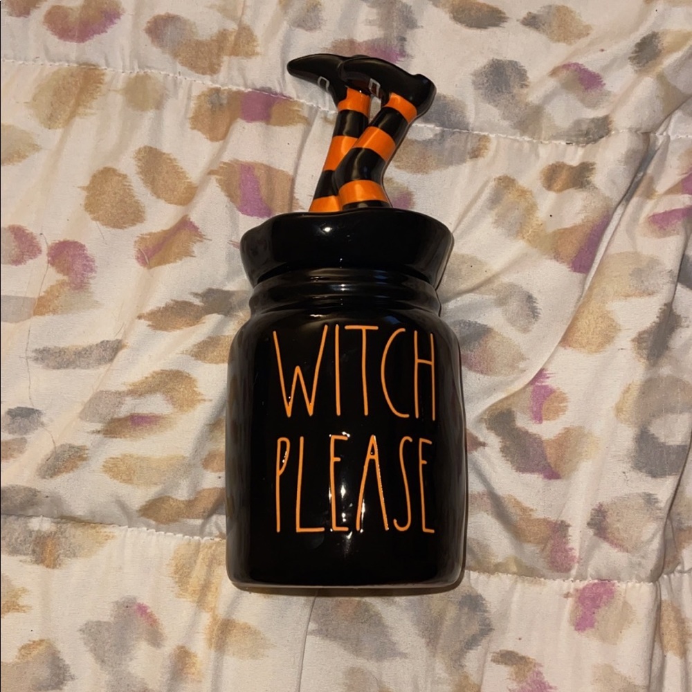 Rae Dunn ‘Witch Please’ Halloween Ceramic Canister